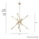 preview thumbnail 7 of 6, Hunter Vicontessa Alturas Gold 8-Light Large Chandelier - Entry, Dining Room, Living Room - Modern, Sputnik