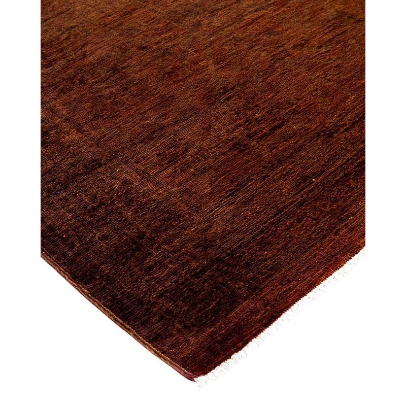 Vibrance, One-of-a-Kind Hand-Knotted Area Rug - Brown, 10' 1" x 13' 10" - 10' 1" x 13' 10"