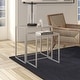 preview thumbnail 3 of 26, Rocco Rectangular Nested Side Table - 22" Wide