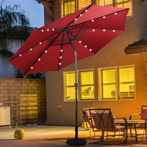 beach patio umbrellas Patio Umbrella Tilt Wooden Beach Umbrella 6ft 8-Rib