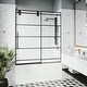 preview thumbnail 25 of 36, VIGO Elan Adjustable Sliding Shower Door in Matte Black