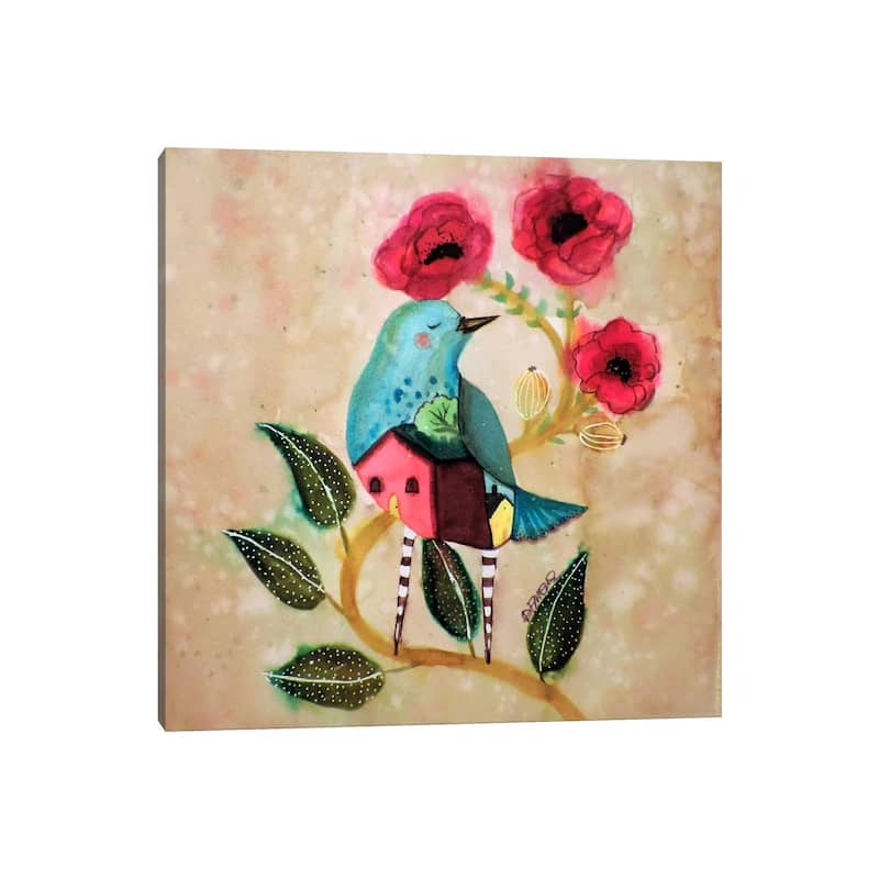 iCanvas "Les Pavots" by Sylvie Demers Canvas Print