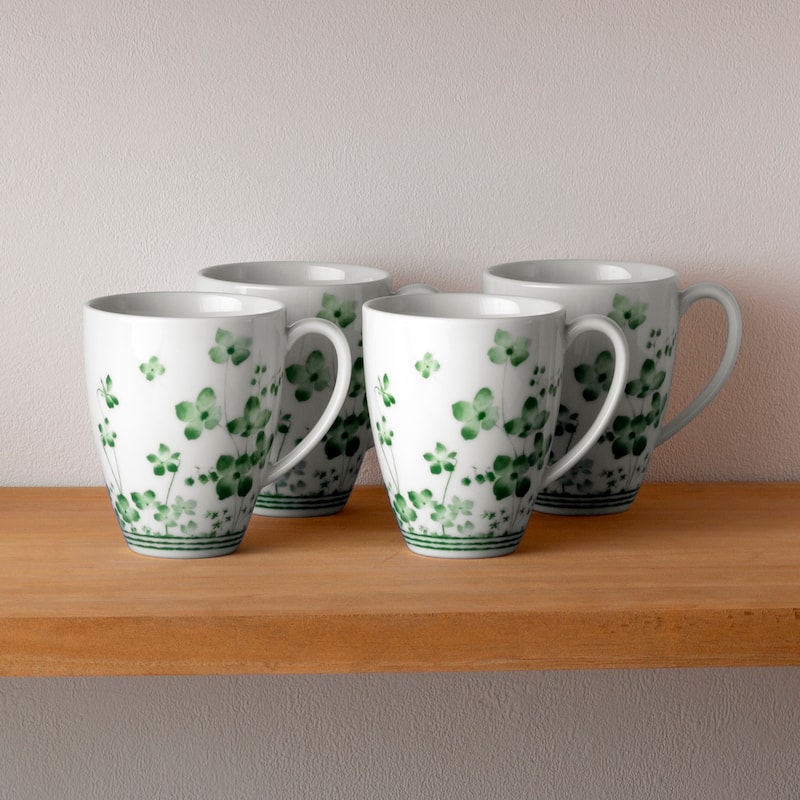 Noritake Bloomington Road Set of 4 Mugs, 16 oz.