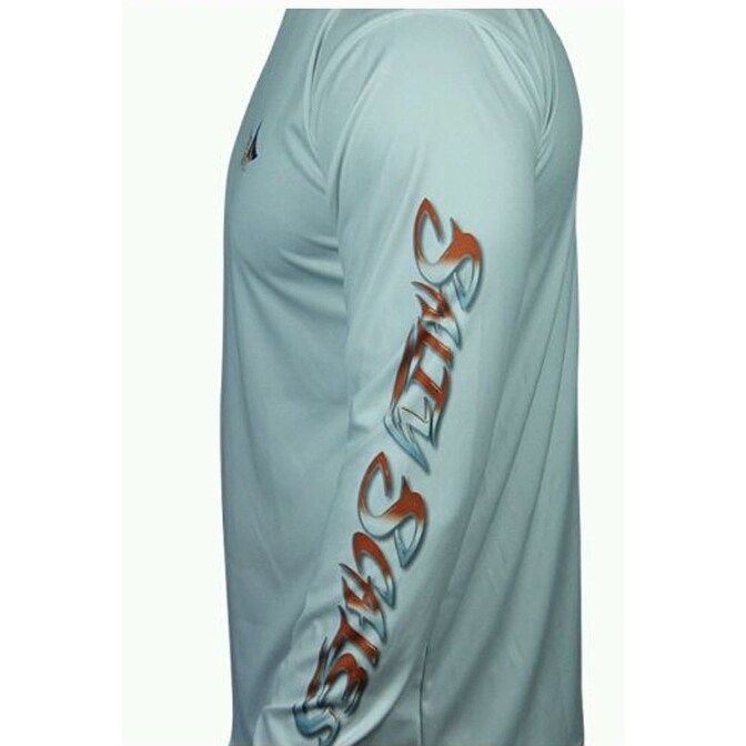 Shop Mens Salty Scales Redfish X Large Fishing Ls Shirt Dri Fit Upf 30 Overstock 29001232