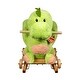 preview thumbnail 3 of 4, Rocking Chair Dinosaur with Wheels & Music - 24