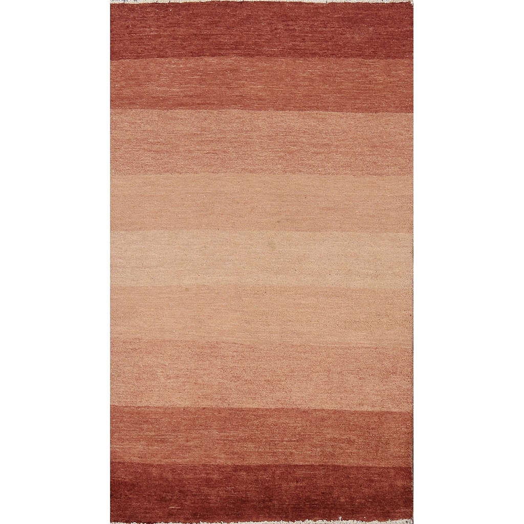 Contemporary Gabbeh Kashkoli Oriental Area Rug Wool Hand-knotted - 2'10" x 5'1"