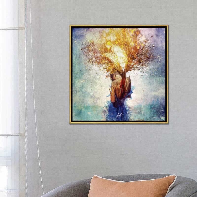 iCanvas "Forgiveness" by Mario Sanchez Nevado Framed Canvas Print