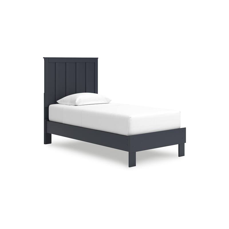 Signature Design by Ashley Simmenfort Dark Blue Platform Bed