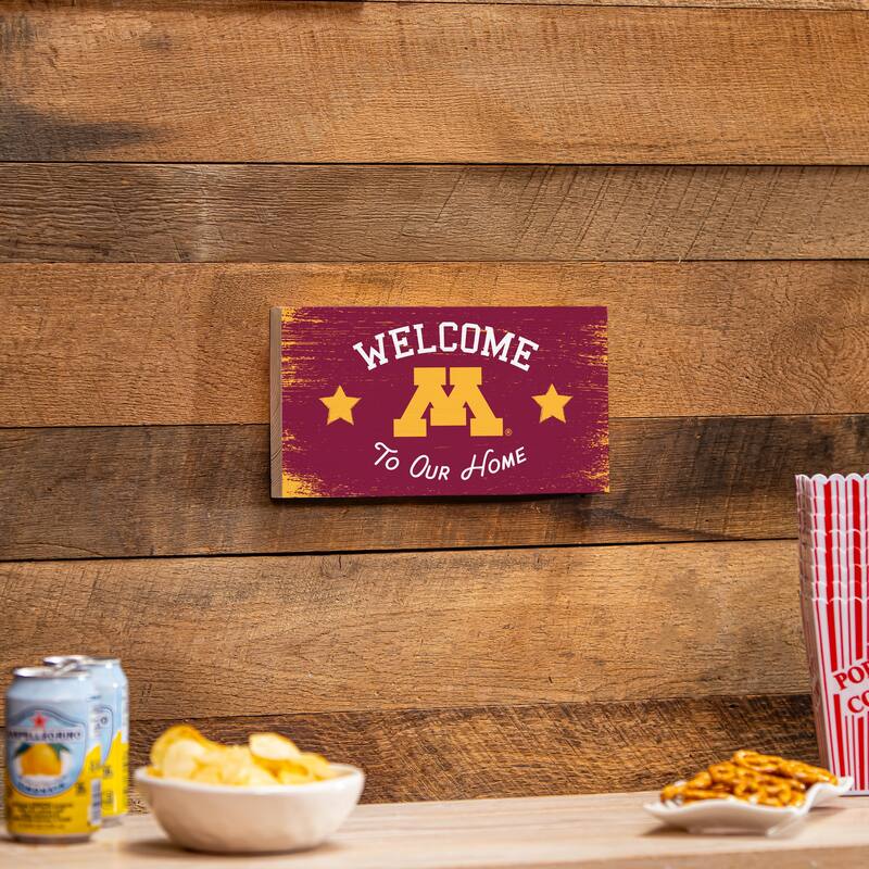 University of Minnesota Wooden Door Decor Wall Sign - Multi-Color - 6 x 11