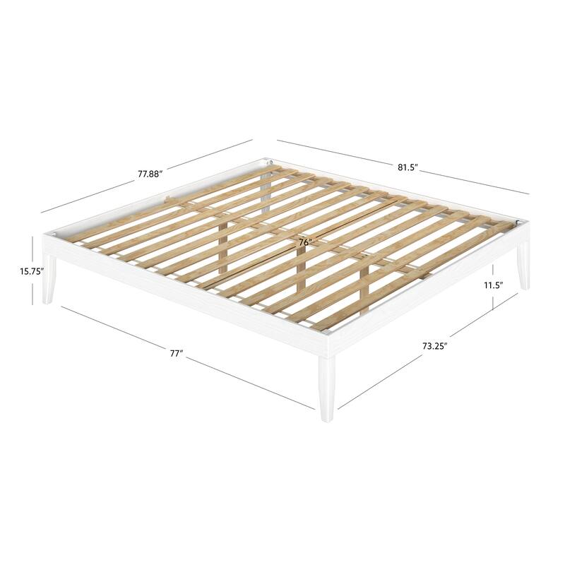 Purcell Solid Wood Platform Bed Frame