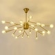 preview thumbnail 27 of 26, Modern Sputnik Chandelier Gold Glam K9 Crystal Chandelier Pendant Light