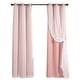 preview thumbnail 79 of 146, Lush Decor Grommet Sheer Panel Pair with Insulated Blackout Lining