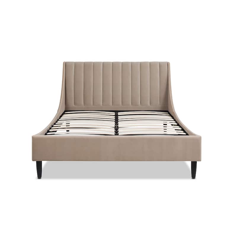 Aspen Vertical Tufted Upholstered Platform Bed