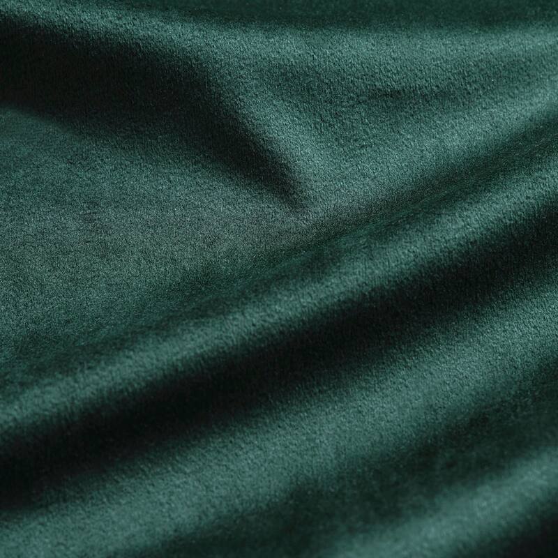 Exclusive Fabrics Basic Deluxe Velvet Room Darkening Curtain Pair - 2 Panels Window Curtains