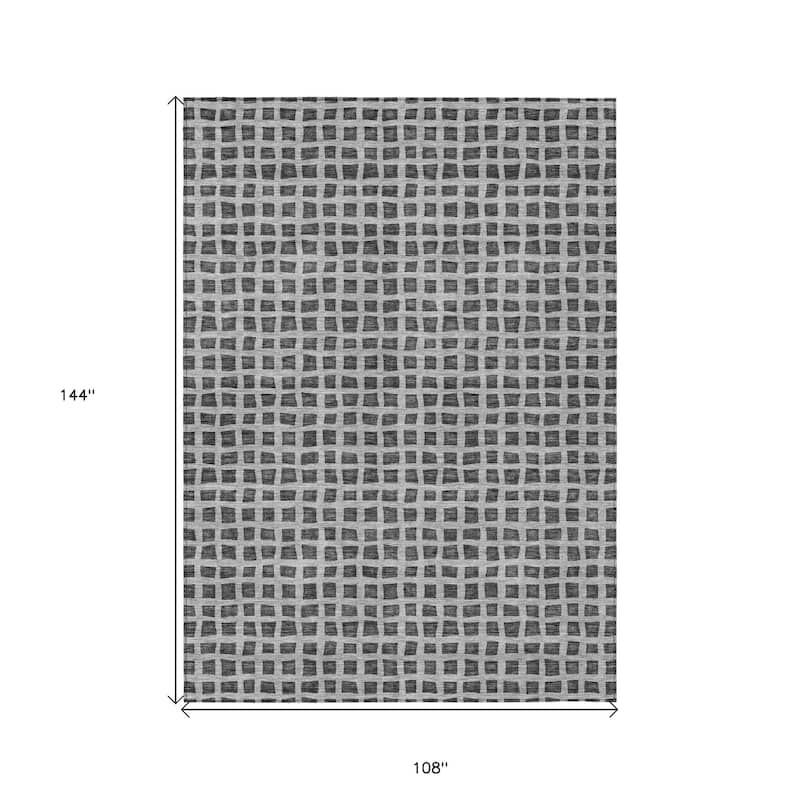 HomeRoots Geometric Transitional Rectangle Outdoor Rug