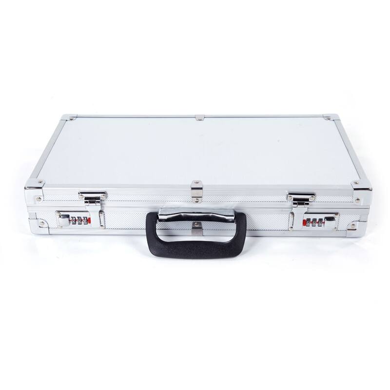 HandGun Lock Box Hard Storage Carry Case - Black