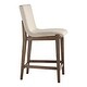 preview thumbnail 6 of 5, 39" linen blend fabric counter stool