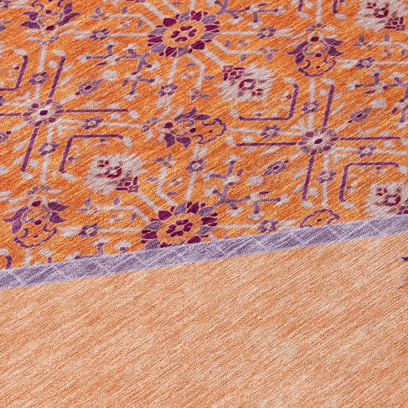 HomeRoots Oriental Traditional Rectangle Outdoor Rug