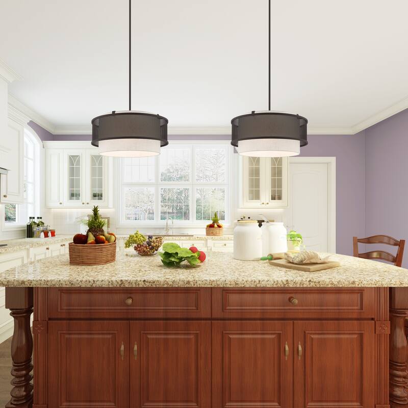 Livex Lighting Braddock 4 Light 20" Wide Drum Chandelier