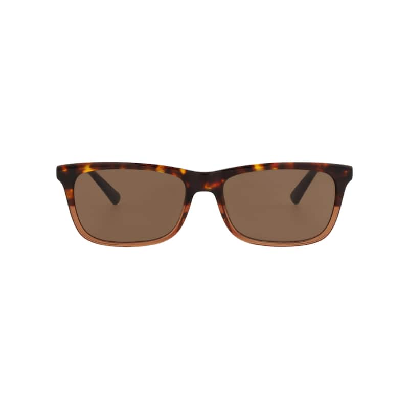 McQ Alexander McQueen Square-Frame Acetate Sunglasses - Havana Black Brown - Multi - Brown Lens