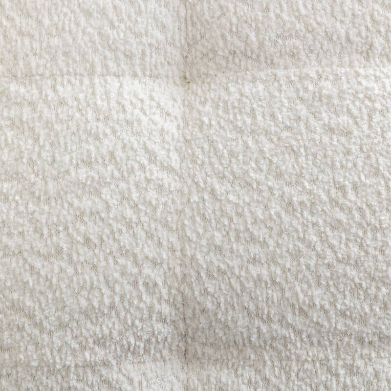White Modern 31" Button Tufted Accent Chair with Kiln-Dried Hardwood Frame and Oversized Seat