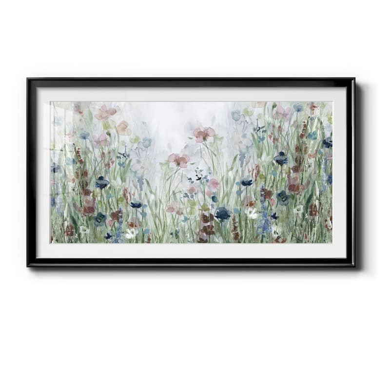 Wildflower Fields- Premium Gallery Framed Print - Ready to Hang