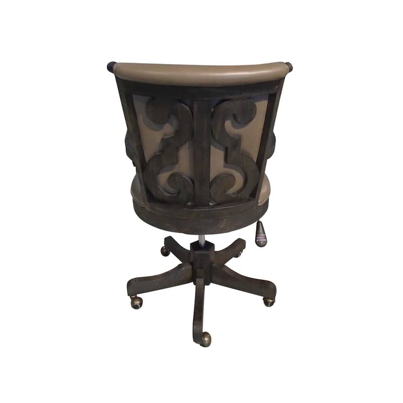 Magnussen Home Bellamy Peppercorn Fully Upholstered Swivel Chair