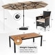 preview thumbnail 11 of 112, Costway 11 PCS Patio Wicker Dining Set with Double-Sided Outdoor - See Details