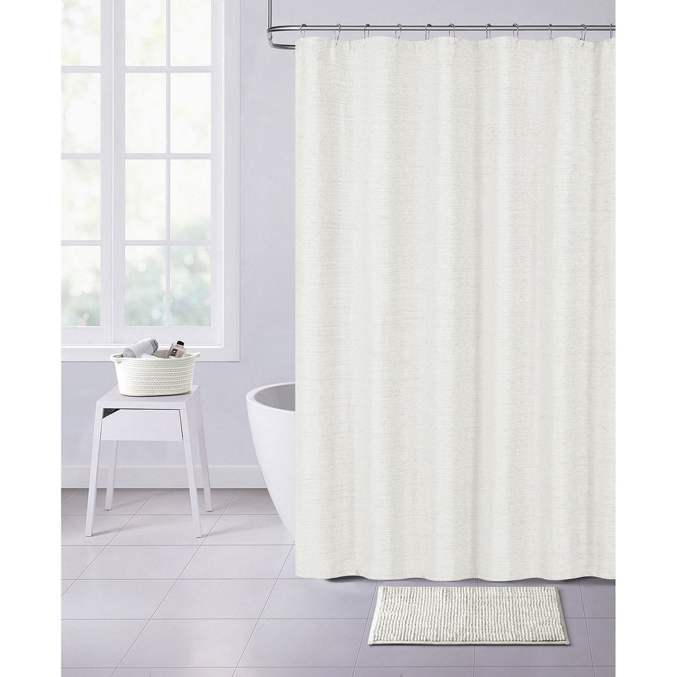 Dainty Home Paris Chenille 70" x 72" Shower Curtain