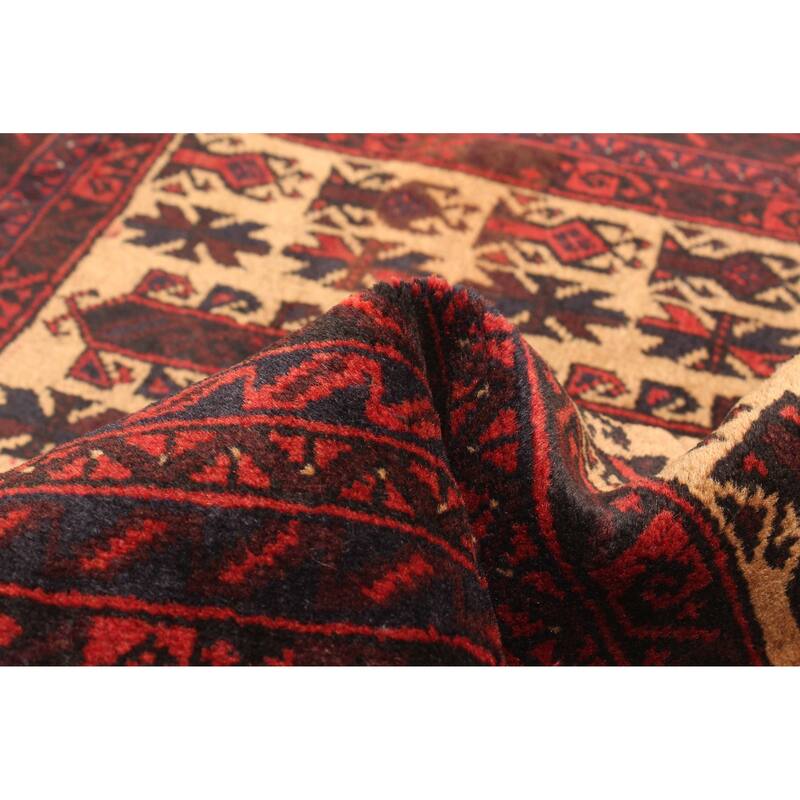 ECARPETGALLERY Hand-knotted Teimani Light Brown Wool Rug - 2'9 x 4'7