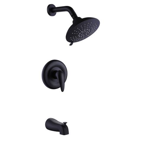 Bathroom Shower Faucet Set with Diverter