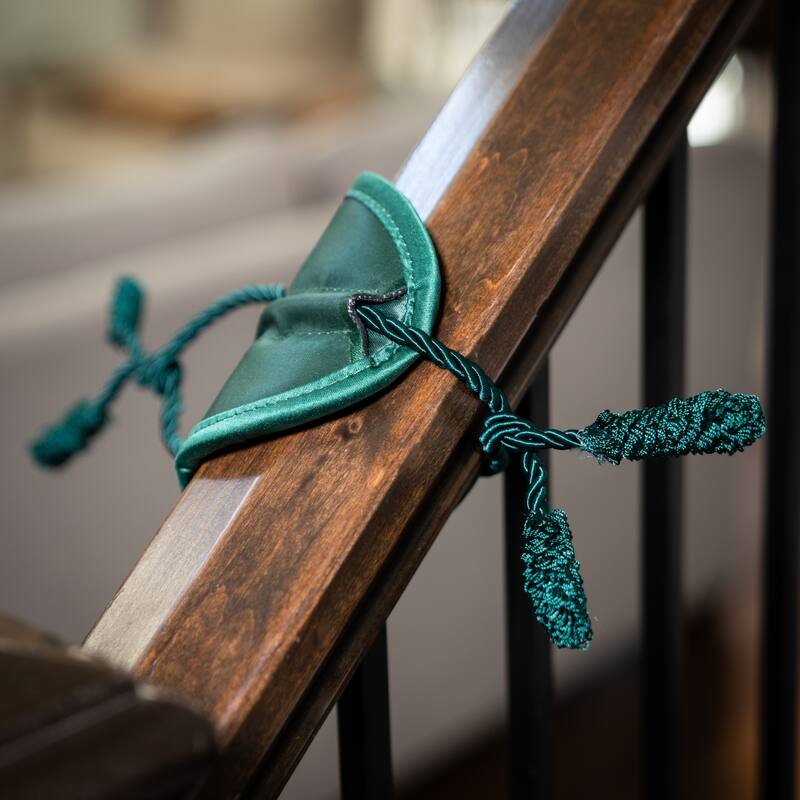 Banister Protecting Garland Ties (3 Pack - Green) - Green