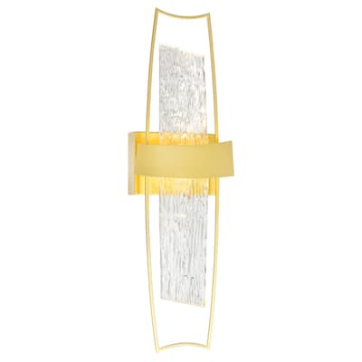 Guadiana Integrated LED Satin Gold Wall Light - Satin Gold