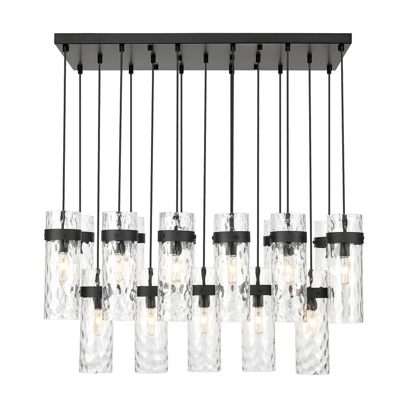 Z-Lite 7002P5-17L Fontaine 17 Light 44" Wide Linear Chandelier