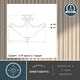 preview thumbnail 5 of 12, Monrovia 17-in W Bowl Semi Flush Mount Ceiling Light White Glass - 17-in W x 12-in H x 17-in D