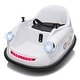 preview thumbnail 57 of 62, 12V Kids Ride On Bumpin Bumper Car 360 Degree Spin White