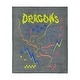 preview thumbnail 98 of 118, Universal How to Train Your Dragon Silk Touch Throw Blanket 60 x 80 inches - Neon Dragon
