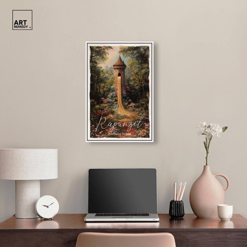 Rapunzel Classic Canvas by Art Remedy