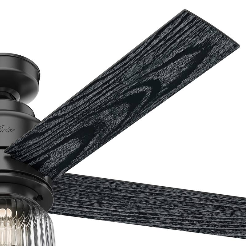 Hunter 52" Grove Park Ceiling Fan with LED Light Kit and Wall Control