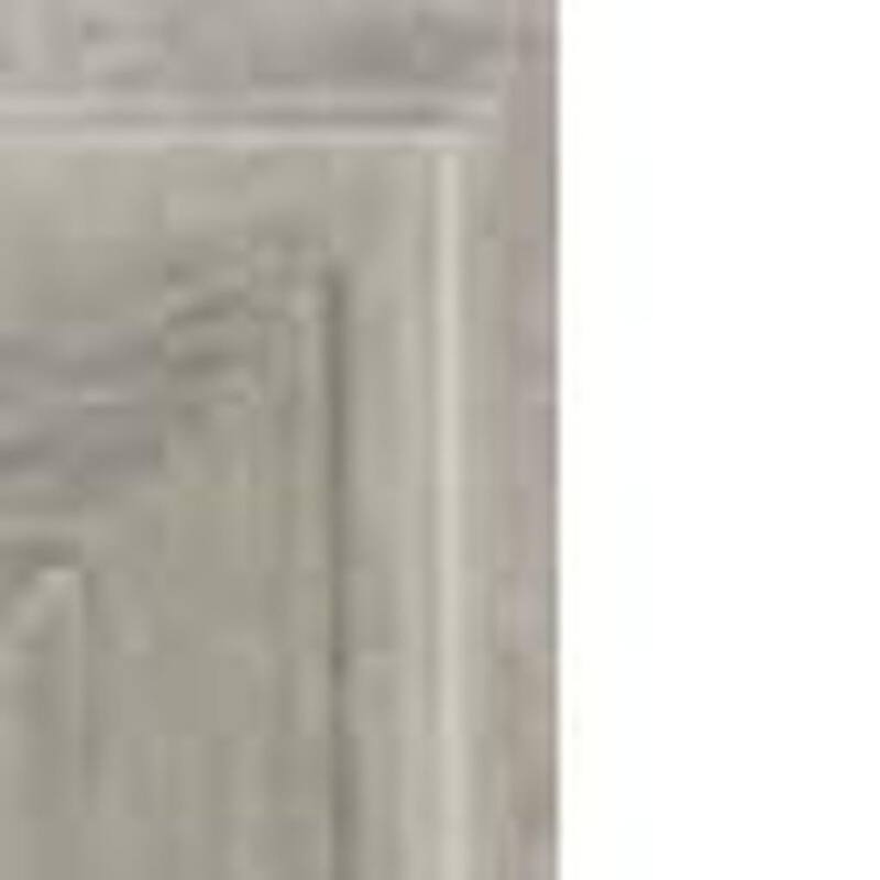 HomeRoots 41" Silver Solid Wood Framed Accent Mirror - 29.00 in. x 41.00 in. x 2.00 in.