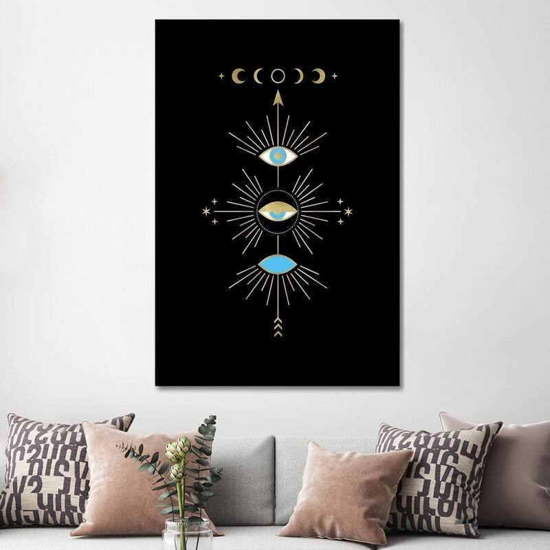 iCanvas "Evil Totem Eye" by Emanuela Carratoni Canvas Print