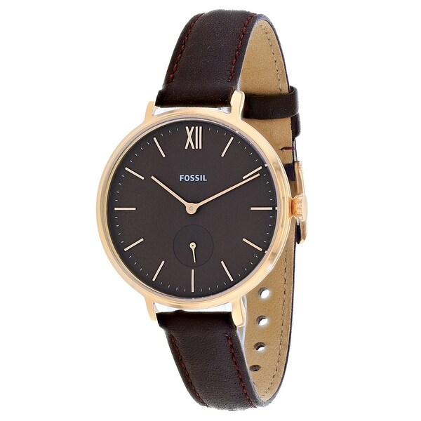 fossil black dial