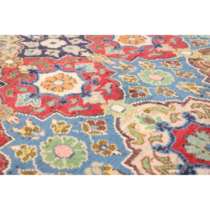 ECARPETGALLERY Hand-knotted Andelz Multi Color Wool Rug - 4'4 x 6'8