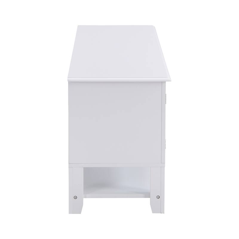 TV Stand for TVs up to 60", Entertainment Center with Multifunctional Storage Space