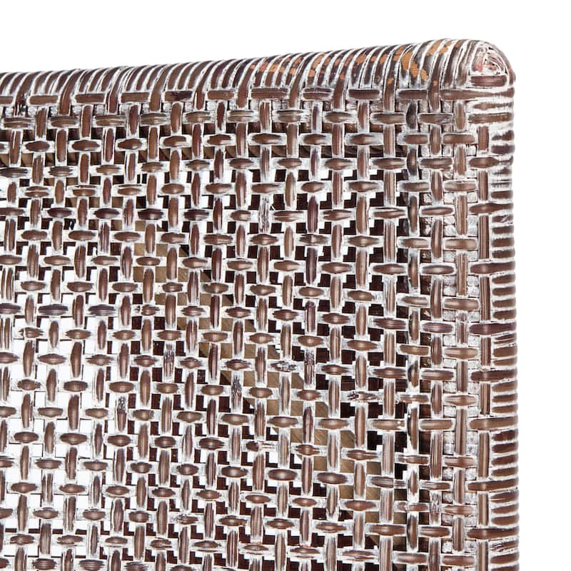 SAFAVIEH Azrielle Coastal Rattan Cushion Chair - 22" W x 24" L x 37" H - 22"W x 24"D x 37"H