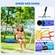 preview thumbnail 4 of 6, 7.6' Heavy Duty Tall Swing Sets for Backyard for Kids with Spider Web Saucer Swing , Belt Swings
