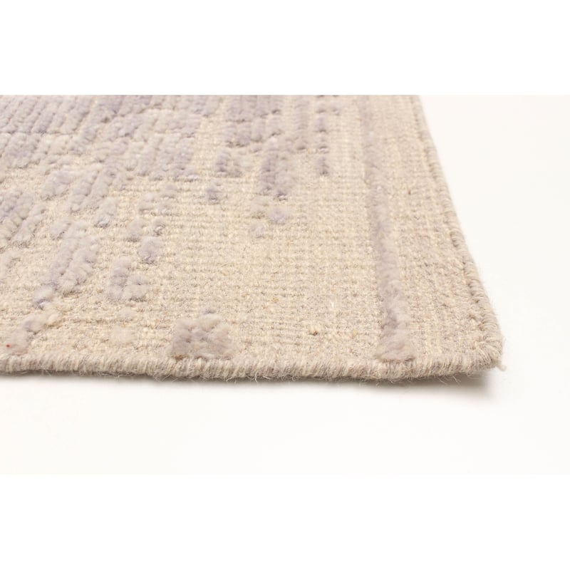 ECARPETGALLERY Hand-knotted Tangier Grey Wool Rug - 2'11 x 4'11