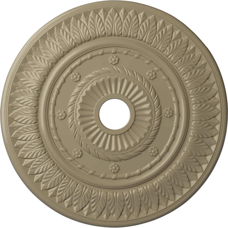 26 3/4"OD x 3 5/8"ID x 1 1/8"P Leaf Ceiling Medallion
