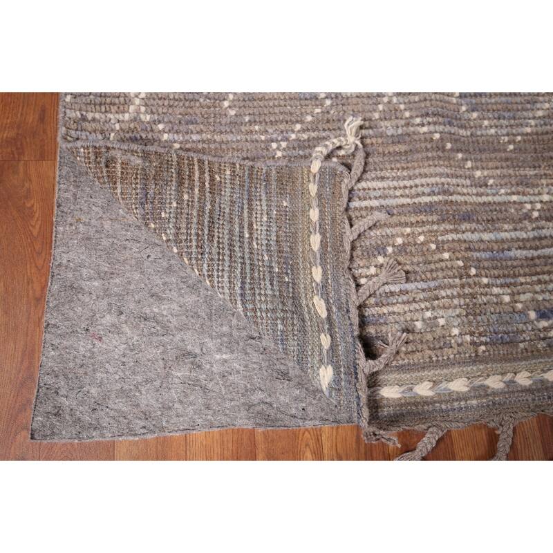 Trellis Moroccan Oriental Area Rug Handmade Wool Carpet - 7'10"x 12'9"