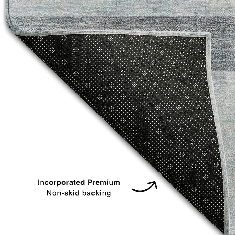 Premium Washable Super Soft Contemporary Ombre Mayfield Rug
